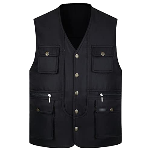 Gilet tactique en maille respirante Kelsiop homme gilet noir XL multipoches ultra fonctionnel