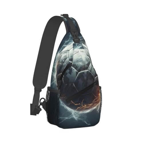 Mochila tipo bandolera para senderismo unisex negra