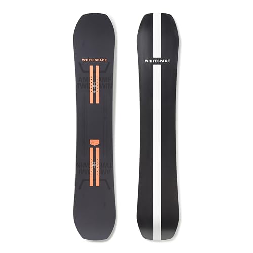WHITESPACE Men’s AMF Twin Snowboard – True Twin Freestyle, Wide Park &...