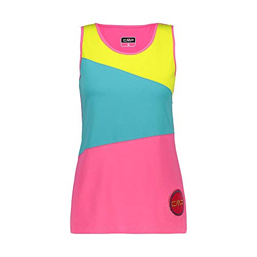 Preisvergleich Produktbild CMP Damen Canotta In Cotone Con Patch Cmp Unterhemd, Bouganville, D36