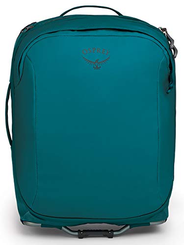 Osprey Packs Transporter Wheeled Global Carry On Luggage, Westwind Teal
