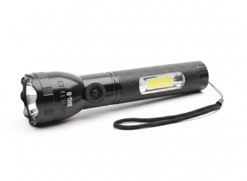 Pocket Size LED Rechargeable Flashlight for Outdoor & Indoor Use | Compact Handheld Torch with USB...