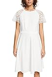 ESPRIT Collection Damen 022EO1E313 Kleid, 110/OFF White, 40