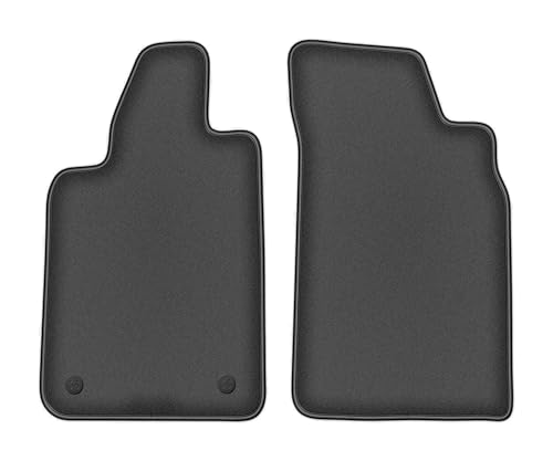 Tapis de sol en velours Durban graphite pour Fiat Barchetta contre l'usure de la moquette