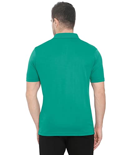 Image of GenX Men's Solid Regular Fit Polo Shirt