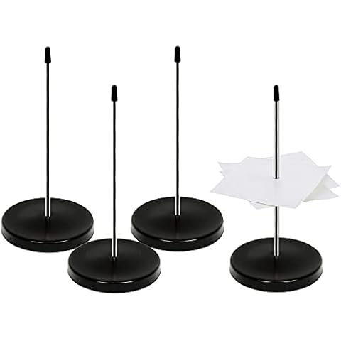 ZDNT 4 Piezas Pincho para Notas Tenedor Sostenedor Factura Recibo Factura Recibo Nota Tenedor Cover