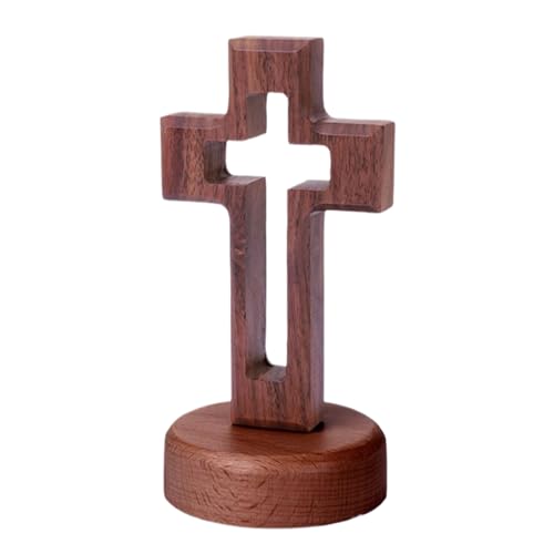 Decoración católica de Pascua en madera para la pared del salón o mesita de dormitorio