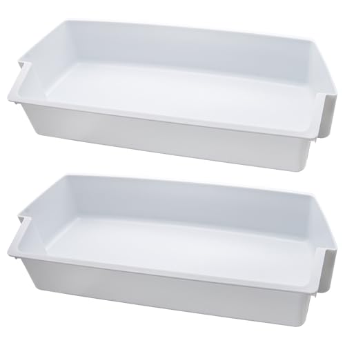 2 Packs Refrigerator Door Shelf Bin Fit for Kenmore 106.50512002 106.51222100 106.55644500 106.57368700 106.57368701 106.57378702 106.59212991 106.58953800 106.59217990 106.59217991