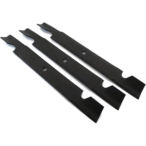 Mr Mower Parts 3-Pack Heavy-Duty High Lift Lawn Mower Blade Set for 72" Cut Bobcat Ferris Snapper 22476 5022476 5102227 112111-04 42139B by Mr Mower Parts - Used condition - US$55.03