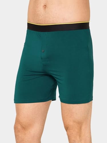 Image of Bummer Micro Modal Boxer Shorts for Men - Ultra Soft & Breathable, 3 Times Softer Than Cotton, Anti-Bacterial, Stretchable for Ultimate Comfort & Style, Pack of 1 (A Shark Tank Product)