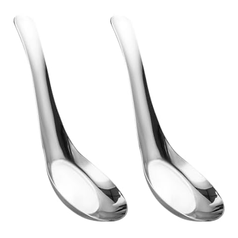FKWKUW Cuillères à Soupe en Acier Inoxydable Cover
