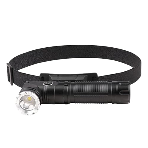 Phare à LED et lampe de poche frontale 2 en 1 USB pour matériel de camping