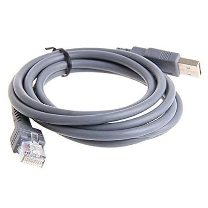 USB 2.0 Barcode Scanner Data Cable for Zebra Motorola Symbol LS1203 LS9203 LS4278 M2008 & More 1.8 Meter-image-48