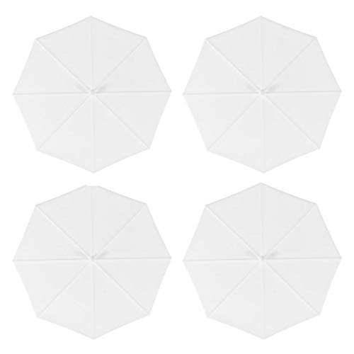 YARNOW Tampa de copo - 4 peças de tampas de silicone em forma de guarda-chuva, tampas de copo prátic