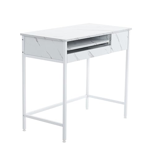 Amazon | 引き出し付きパソコンデスク 収納デスク パソコン