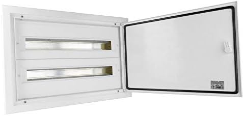 Verteilerkasten IP54 DARP-48 2x24 Unterputz Alutür Unterverteiler Sicherungskasten 9.224 E-P 6743