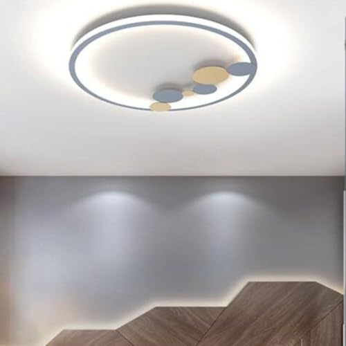 Lámpara de techo LED redonda for sala de estar y pasillo de diseño 4