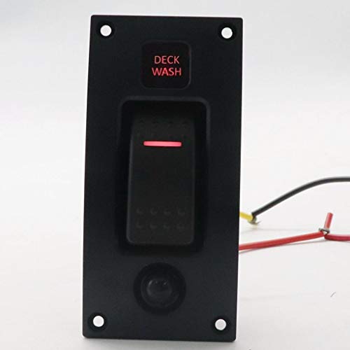 Deck Wash Rocker Switch Panel con protección IP66 e interruptor de control ON/OFF para barcos 5