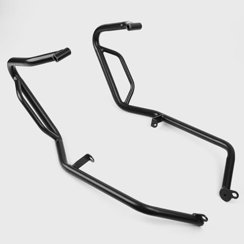 WOOGA Motors chutz Autobahn Crash Bar Motorrad Rahmens chutz Stoßstange mt Zubehör Für Ho&n&da X-ADV 750 2017 2018 2019 2020 2021 2022 2023 2024 2025 2026 (Schwarz A)