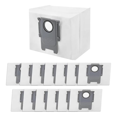 14 Pack Dust Bags Compatible With Roborock S7 Maxv Ultra / S7 Pro Ultra / Q7 Max / Q7 Max+/Q7 Max+Plus / S8+/Q5+ Vacuum Cleaner Replacement
