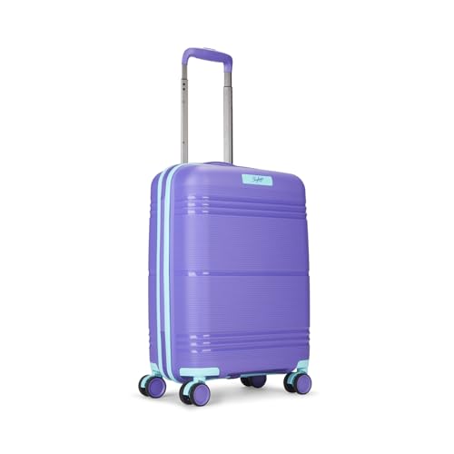 Image of Skybags Cabin Paratrip Hard Luggage (55 cm) | Polypropylene Luggage Trolley with 8 Spinner Wheels| Purple Oppulence | Unisex