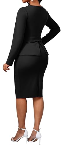 Image of CuteCherry Women Sexy Dress Bodycon Work Dress Elegant Pencil Dress