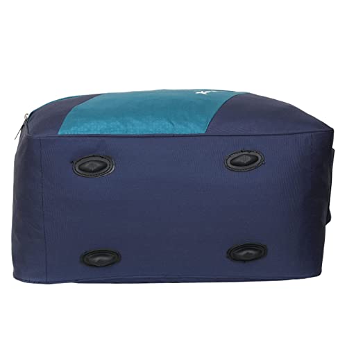 Image of Perfect Star 40L Travel Duffle Bag for Men & Women | Lightweight Polyester Luggage Bag Without Wheels | Water-Resistant Hand Carry Bag for Travel, Gym, Weekend Trips (42x23x29 cm) (Navy T-Blue)