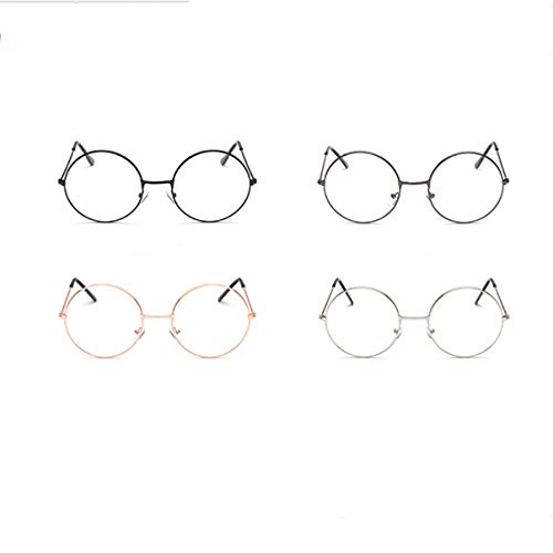 KESYOO Óculos Redondos Retrô Óculos Bloqueadores de Luz Azul Óculos Anti-Luz Azul Proteção Contra Lu