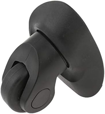 2 Pieces A20 Suitcase Luggage Mute Wheels Replacement Casters for Trolley Black - Easy Installation