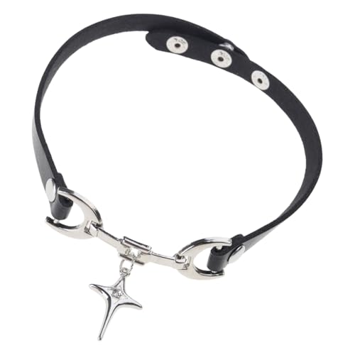 Collier gothique femme pour sublimer un décolleté de soirée ras du cou similicuir croix