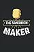 The Sandwich Maker: 6x9 - Karo - Notebook - Sketchbook - Idea Booklet - 150 pages