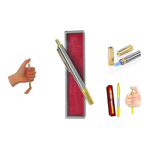 Stechhilfe mit 100 sterilen Lanzetten, Blutlanzettenstift, Blutentnahmestift, Schröpfstift, Lanzettenstift, Blut Stechstift, Blutdrainage, Hacamat Kalemi, Hijama Pen