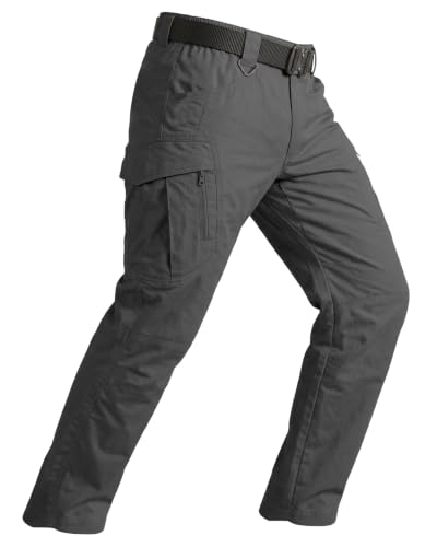 Men's Tactical Cargo Pants Lightweight Waterproof Multi Pockets