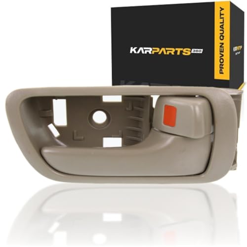KarParts360 for Toyota Camry 2002 03 04 05 2006 Interior Door Handle Front OR Rear, Passenger Side Beige | Trim:All Submodels | Replacement for IDH010068 | 6920533030E