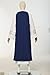ANDHOM Clergy Vestment Robe Scapular, Church Minister Choir Overlay Stole, Gold Cross Scapular (Blue+Cross, 61in/155cm)