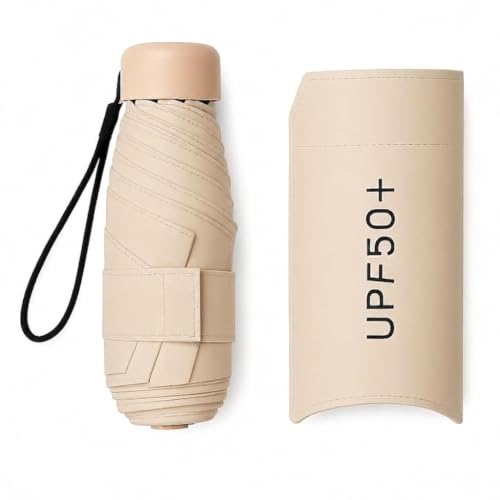 Image of ๐ช๐ข๐ข๐ ๐ญ๐ฌ UV Travel ๐ ๐ถ๐ป๐ถ ๐๐ผ๐น๐ฑ๐ถ๐ป๐ด Ultra Compact pastel ๐จ๐บ๐ฏ๐ฟ๐ฒ๐น๐น๐ฎ with Case, Manual Open ๐ฒ ๐ฅ๐ถ๐ฏ๐ Lightweight ๐ฃ๐ผ๐ฟ๐๐ฎ๐ฏ๐น๐ฒ, Small Sun & Rain ๐ฃ๐ผ๐ฐ๐ธ๐ฒ๐ ๐จ๐บ๐ฏ๐ฟ๐ฒ๐น๐น๐ฎ for Men and Women- Use in ๐ฅ๐ฎ๐ถ๐ป & ๐ฆ๐๐บ๐บ๐ฒ๐ฟ