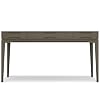 SIMPLIHOME Harper Desk - 60 Inch Wide Solid Wood Writing Desk in Farmhouse Grey, Mid-Century Modern Home Office Computer Table for Workspace or Study with 2 Drawers and Flip-Down Keyboard Tray #5