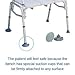 HEALTHLINE Tub Transfer Bench, Lightweight Medical Bath and Shower Chair with Back, Non-Slip Seat, Transfer Bench for Elderly and Disabled, Medical Bath Shower Chair, Adjustable Height, White