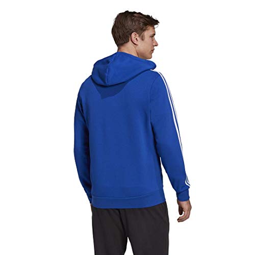 Image of adidas mens Essentials 3-stripes Fleece Hoodie