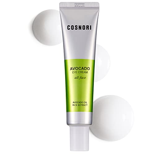 Cosnori Avocado Eye Cream - Nourishing Eye And Face Cream - With Organic Avocado And Rice Bran Extract – Anti Wrinkle And Depuff – Irritation Free Formula, 1.01 Oz. #TOP28