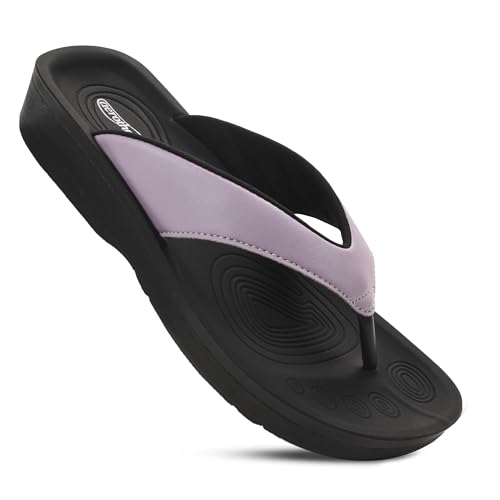 Image of AEROTHOTIC Original Orthotic Comfort Thong Style Flip Flops Sandals for Women with Arch Support for Comfortable Walk