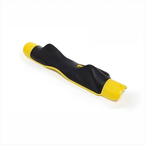 HKACTGO Golf Grip Trainer Attachment for Improving Hand Positioning on Golf Club Right Handed Golf Swing Trainer Black/Yellow
