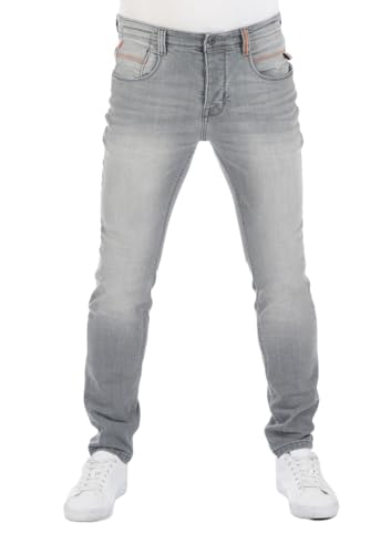 riverso RIVCaspar Jean pour Homme Coupe Slim Look usé Coton Denim Stretch Noir Bleu Gris W29 W30 W31 W32 W33 W34 W36 W38 - Gris - 38W x 30L