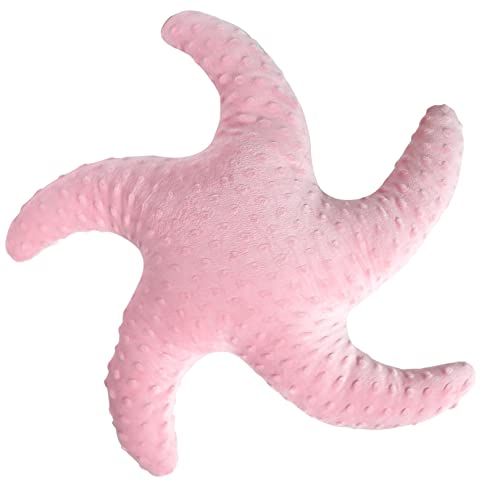 Tuahous Starfish Pillow Starfish Pillows Coastal Decor 22.8" Soft Shell Shape Throw Pillows Beach Ocean Decorative For Home Bedroom Living Room Sofa Bed (Pink Starfish) #TOP20