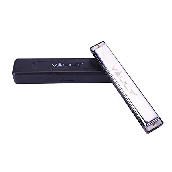 Vault HA1020 Key G 24-Hole Harmonica/Mouth Oragan For Beginner & Professional 2