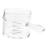 Alipis Handlicher Messbecher Für Espresso Transparent Mit Griff Für Heiße Getränke Und Saucen Zuhause Und Gastronomie Design