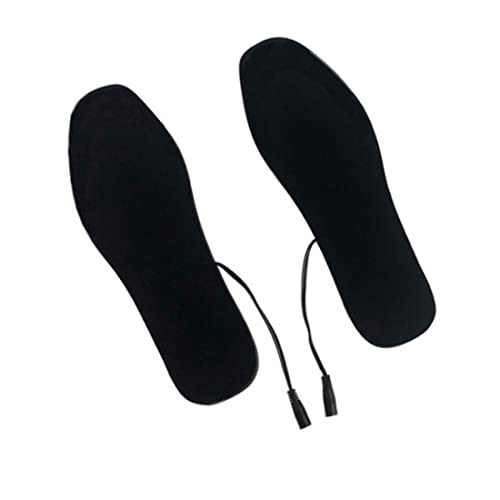 Isolas calentadas USB Calentadores de pies eléctricos recargables con bricolaje personalizable para hombres y mujeres, plantillas de calzado térmico para acampar la caza de esquí al aire libre