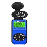 Anemometer, Hitzestress-Monitor, 3-in-1-Feuchtkugelthermometer, Windmesser. Misst Wind, Luftfeuchtigkeit und Temperatur