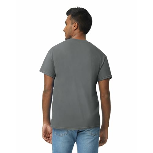 Gildan Mens Heavy Cotton T-Shirt, Style G5000, Multipack T Shirt, Charcoal (3-Pack), Large US by Gildan - Used condition - Image 5