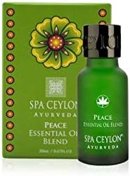 Spa Ceylon Luxury Ayurveda Peace Essential Oil Blend 20ml With Box, 3 Inch x 3 Inch x 3.5 Inch